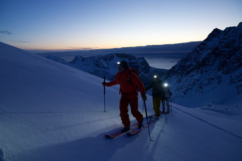 Stormlight brukt på skitur